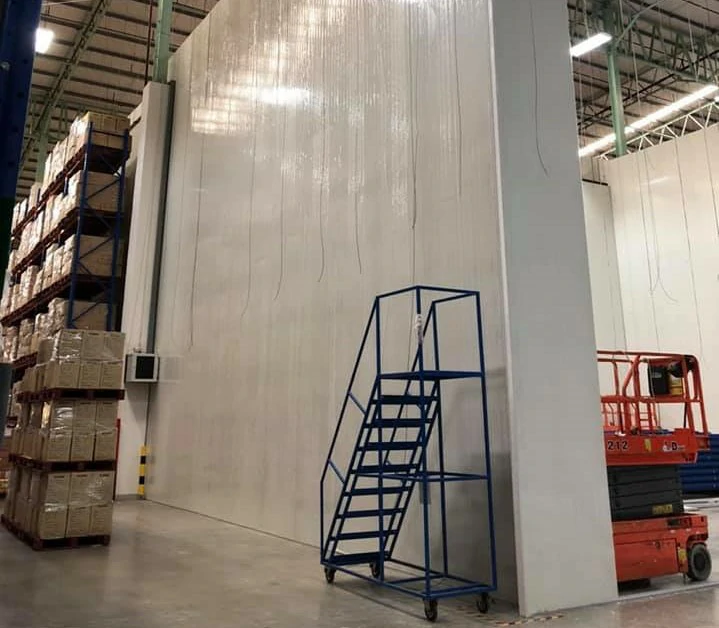 งานติดตั้งผนัง sandwich panel
