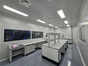 Clean room addition work